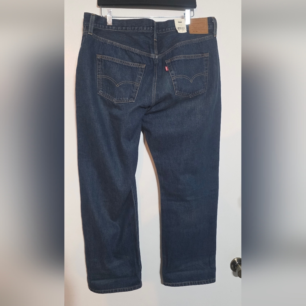 Levis Womens 501 '90s Selvedge Jeans Dark Wash Size 34 X 30 NWT - Picture 2 of 10